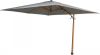 4-Seasons parasols Zweefparasol Siesta premium 300x300cm(charcoal)woodlook online kopen