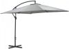Garden Impressions Corfu parasol 250x250 donker grijs licht grijs online kopen