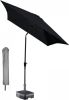 Kopu ® rechthoekige parasol Bilbao 150x250 cm met hoes Black online kopen