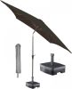 Kopu ® vierkante parasol Altea 230x230 cm met hoes en voet Antraciet online kopen
