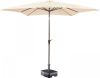 Kopu ® vierkante parasol Altea 230x230 cm Naturel online kopen