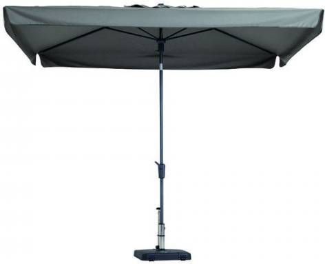 Madison parasols Parasol Delos 200x300cm(light grey ) online kopen