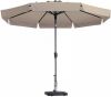 Madison Parasol Flores 300/8, Draaisysteem+Volant Ecru online kopen