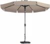 Madison Parasol Flores 300/8, Draaisysteem+Volant Ecru online kopen