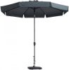 Madison Parasol Flores 300/8, Draaisysteem+Volant Grijs online kopen