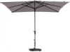 Madison Parasol Syros Vierkant Opdraai 280x280cm Taupe online kopen