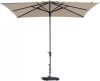 Madison Parasol Syros Vierkant Opdraai 280x280cm Ecru online kopen