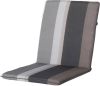 Madison Tuinkussens Stapelstoel Stripe Grey 97x49 Grijs online kopen