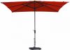 Madison Stokparasol Syros 280 X 280 Cm Brick Red online kopen