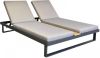 SenS-Line Sens line Bali Double Lounge With Middle Tuintafel Grijs online kopen