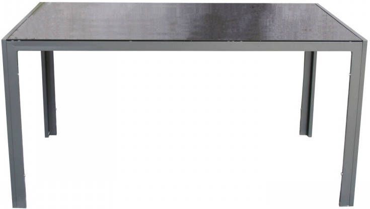 SenS-Line SenS line Palermo aluminium tuintafel 150cm met glazen blad online kopen