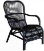 Van der Leeden stoel Bandung 67 x 80 x 86 cm rotan zwart online kopen