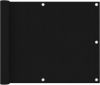VidaXL Balkonscherm 75x600 cm oxford stof zwart online kopen