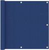 VidaXL Balkonscherm 90x400 cm oxford stof blauw online kopen