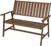 Lesli Living Tuinbank Calgary 120x66x91 cm teak look online kopen