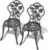 VidaXL Bistro stoelen 41x49x81, 5 cm gegoten aluminium 2st online kopen