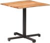VidaXL Bistrotafel met natuurlijke randen 80x80x75 cm acaciahout online kopen