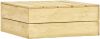 VIDAXL Tuintafel 75x75x31 cm ge&#xEF, mpregneerd grenenhout online kopen