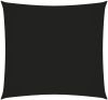 VidaXL Zonnescherm vierkant 2, 5x2, 5 m oxford stof zwart online kopen