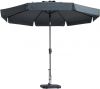 Madison Parasol Flores 300/8, Draaisysteem+Volant Grijs online kopen