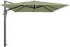 Vrijhangende zweefparasol Monaco Flex 300x300 (Sage green) (exclusief kruisvoet) online kopen