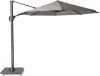 Showmodel Siesta Premium zweefparasol 300 x 300 antraciet frame charcoal doek + 90 kg voet online kopen