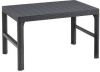 Allibert verstelbare tafel Lyon grijs 116x71, 5x40/66 cm Leen Bakker online kopen