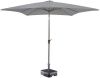 Kopu ® vierkante parasol Malaga 200x200 cm Light Grey online kopen