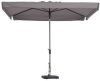 Madison parasol Delos Luxe rechthoek 300x200 cm taupe online kopen