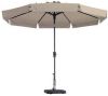 Madison Parasol Flores 300/8, Draaisysteem+Volant Ecru online kopen