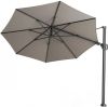 Showmodel Siesta Premium zweefparasol 300 x 300 antraciet frame charcoal doek + 90 kg voet online kopen