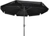 Lesli Living Lesli Parasol 'Libra' kleur zwart, Ø3,5m online kopen