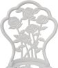 VidaXL Bistrostoelen 2 st gegoten aluminium wit online kopen
