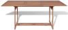 VidaXL Eettafel Voor Buiten Rechthoekig 180x90x75 Cm Teakhout online kopen
