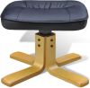 VidaXL Tv fauteuil met voetensteun verstelbaar kunstleer online kopen