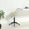 VIDAXL Kantoorstoel draaibaar fluweel cr&#xE8, mekleurig online kopen