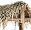VidaXL Schommelbank met palmbladeren 2 zits 202 cm bamboe online kopen