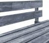 VidaXL Tuinbank met grijze kussens pallet grenenhout online kopen