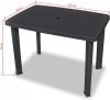 VidaXL Tuintafel 101x68x72 cm kunststof antraciet online kopen