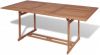 VidaXL Eettafel Voor Buiten Rechthoekig 180x90x75 Cm Teakhout online kopen