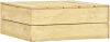 VIDAXL Tuintafel 75x75x31 cm ge&#xEF, mpregneerd grenenhout online kopen