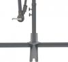 VidaXL Zweefparasol met aluminium paal 300 cm antraciet online kopen
