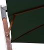 VidaXL Zweefparasol met houten paal 300x300 cm groen online kopen
