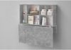 Leen Bakker Wandplank/klaptafel Arta beton grijs 80x83, 3x40, 4 cm online kopen
