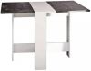Symbiosis inklapbare tafel Laugen wit/betongrijs 73, 4x28x76 cm Leen Bakker online kopen