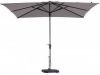 Madison Parasol Syros Vierkant Opdraai 280x280cm Taupe online kopen