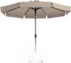 Madison Parasol Flores 300/8, Draaisysteem+Volant Ecru online kopen