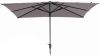 Madison Parasol Syros Vierkant Opdraai 280x280cm Taupe online kopen