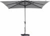 Madison Parasol Syros luxe 280x280 cm light grijs online kopen