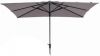 Madison Parasol Syros Vierkant Opdraai 280x280cm Taupe online kopen